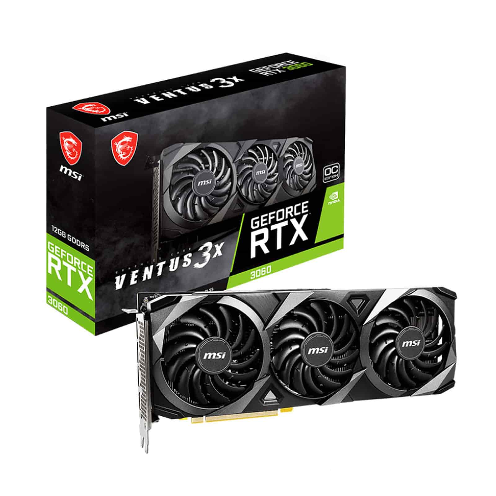 GPU RTX 3060 12GB MSI VENTUS X3